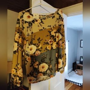 Long Sleeve Floral Shirt